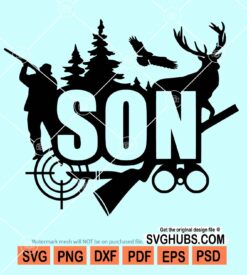 Hunting son svg