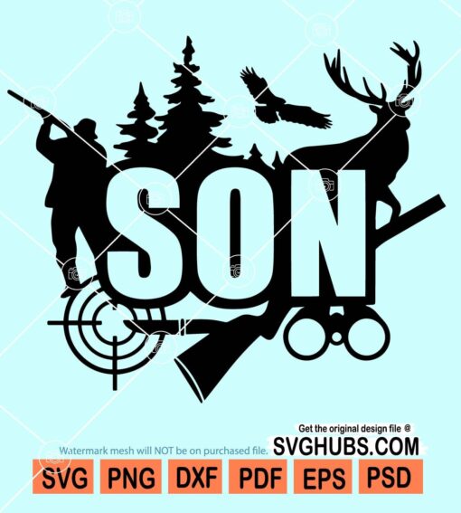 Hunting son svg
