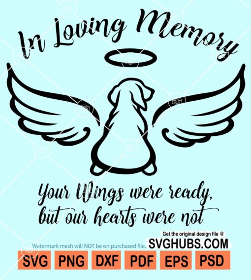 In loving memory svg