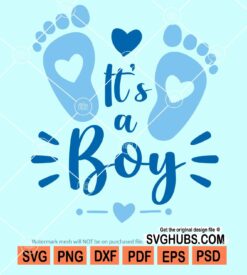 It's a boy svg