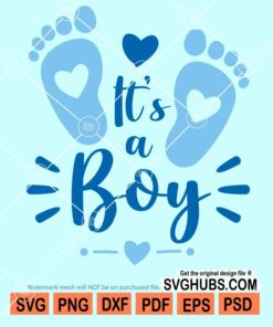 It's a boy svg