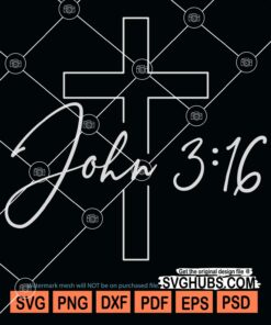 John 3-16 svg