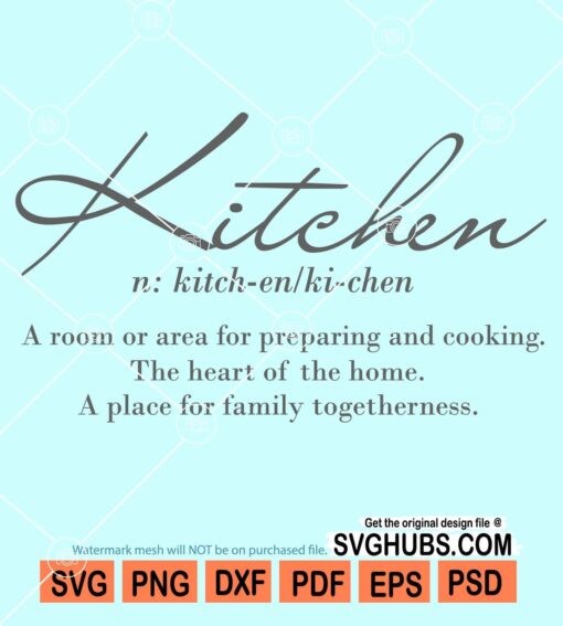 Kitchen defination svg