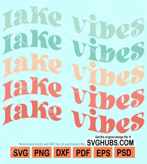 Lake vibes svg