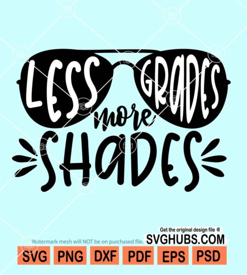 Less grades more shades svg
