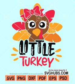 Litle turkey svg