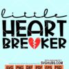 Little heart breaker svg