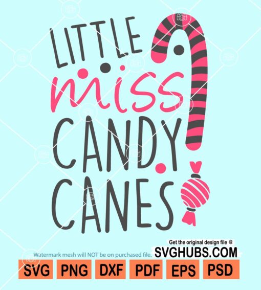 Little miss candy canes svg, Candy cane svg, Candy Cane Cutie svg