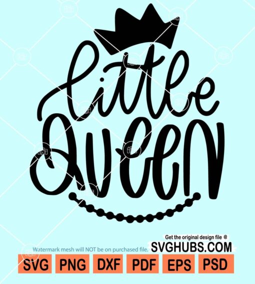 Little queen svg
