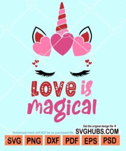 Love is magical svg