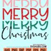 Merry christmas svg