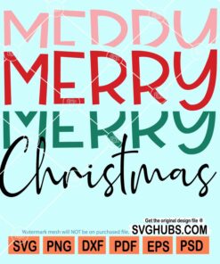 Merry christmas svg