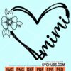 Mimi heart svg