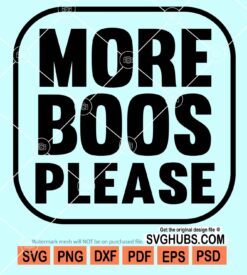 More boos please svg