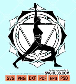 Muladhara chakra yoga svg