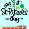 My first st patrick's day svg