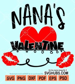 Nana's valentine svg