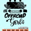 Offroad girl svg