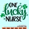 One lucky nurse svg