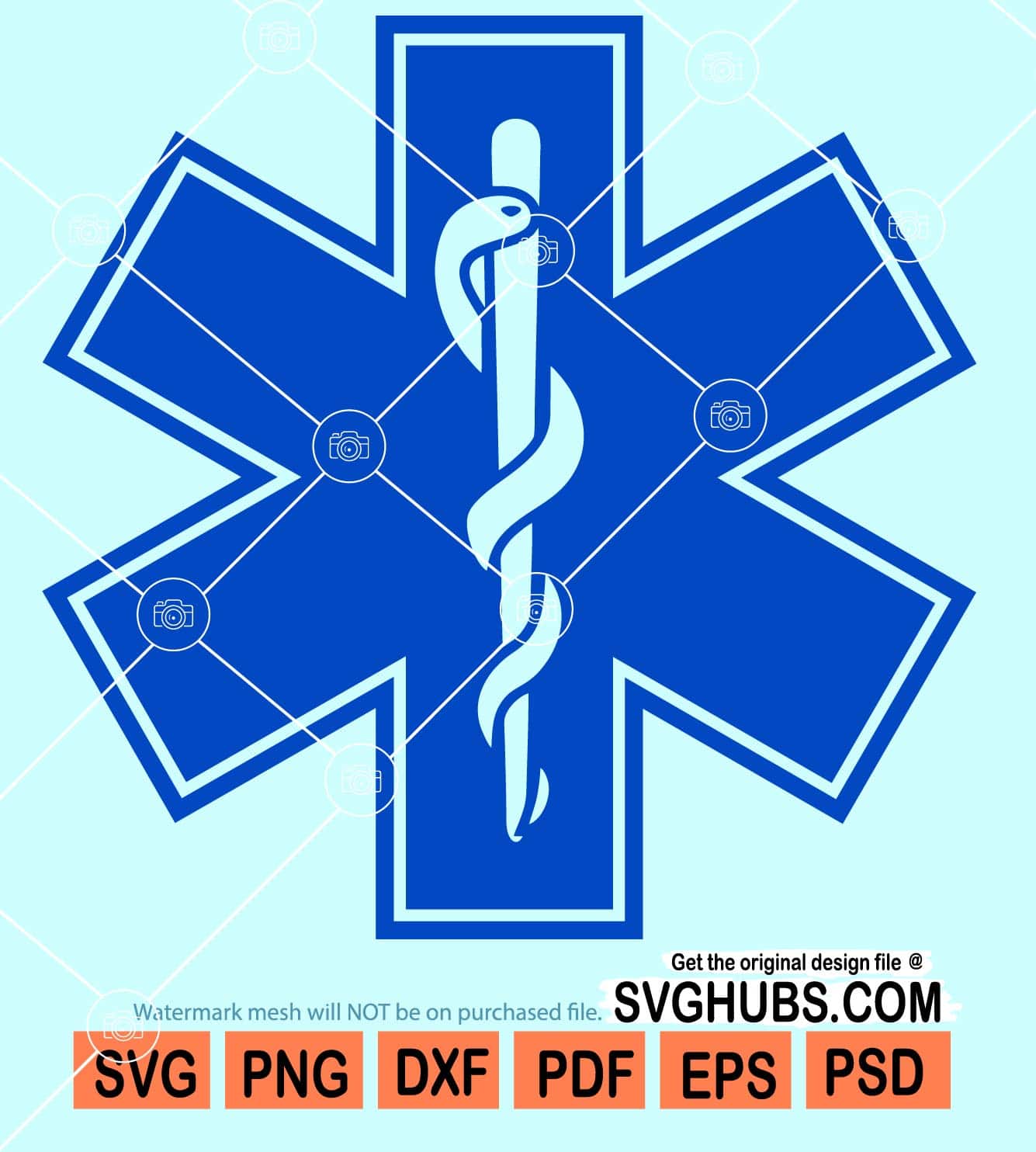 DXF File "star of life" 