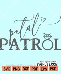 Petal patrol svg