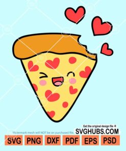 Pizza valentine svg