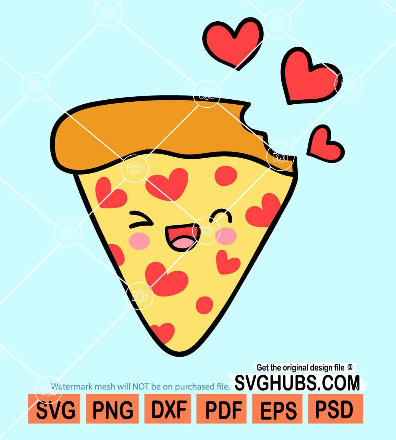 Embellishments Papercraft Pizza Coloring Page Pizza Heart Svg Pizza