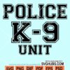 Police K-9 unit svg