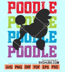 Poodle svg