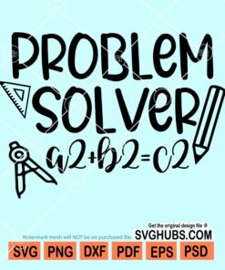 Problem solver a2+b2=c2 svg
