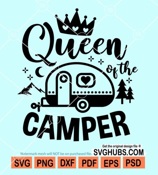 Queen of the camper svg