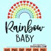 Rainbow baby svg