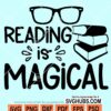 Reading is magical svg