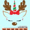 Reindeer unicorn svg