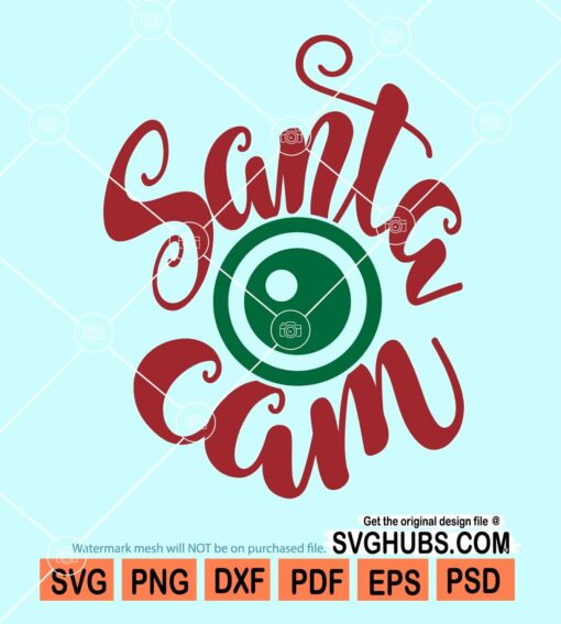 Santa cam svg