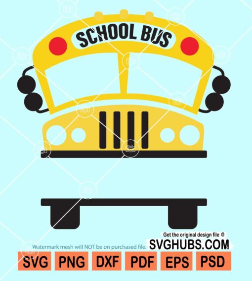 School bus driver svg