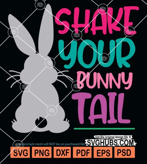 Shake your bunny tail svg