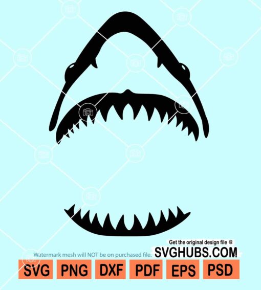 Shark jaws svg