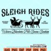 Sleigh rides svg