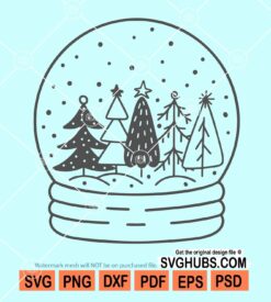 Snow globe svg