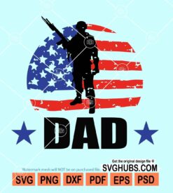 Soldier dad svg