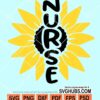 Sunflower nurse svg