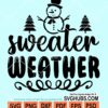 Sweater weather svg