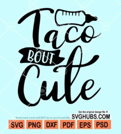 Taco bout cute svg