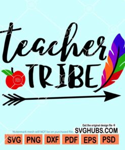 Teacher tribe svg