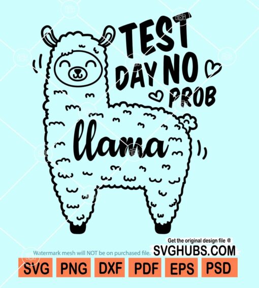 Test day no prob llama svg