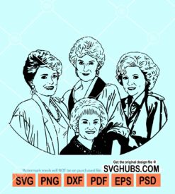 The Golden girls Betty White svg