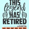 This legend has retired svg