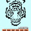 Tiger face svg