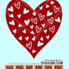Valentine heart svg